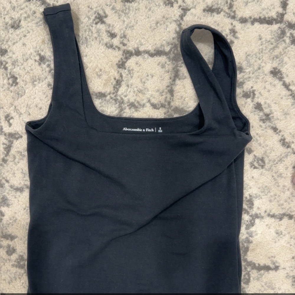Abercrombie & Fitch Charcoal Sleeveless Top